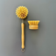 Ever Eco Bamboo Dish Brush & Replacement Head Bundle