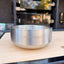 Adult stainless steel double wall camping bowl on a camper van pull down kitchen