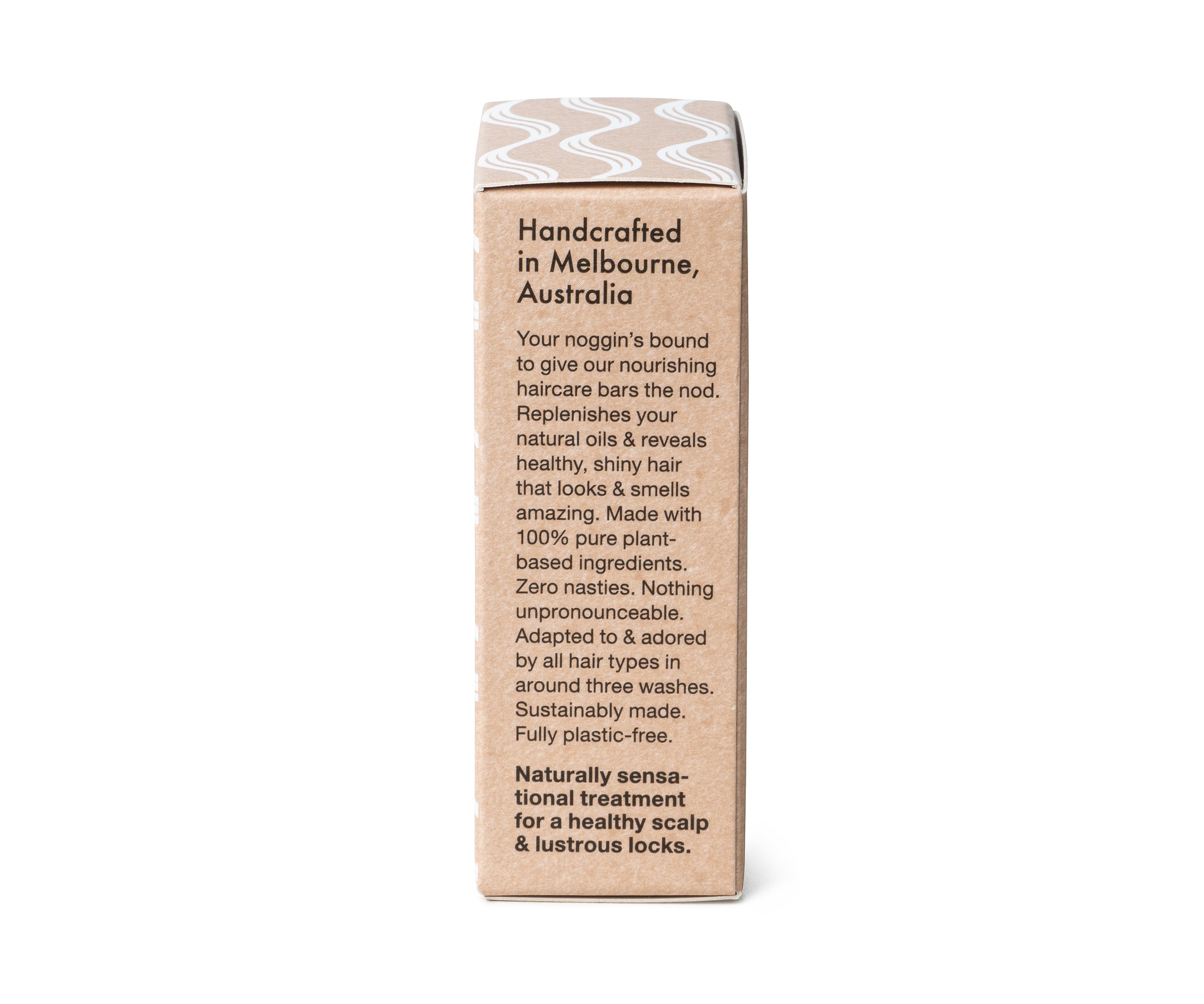 Australian Natural Soap Company handcrafted original shampoo bar right side of box