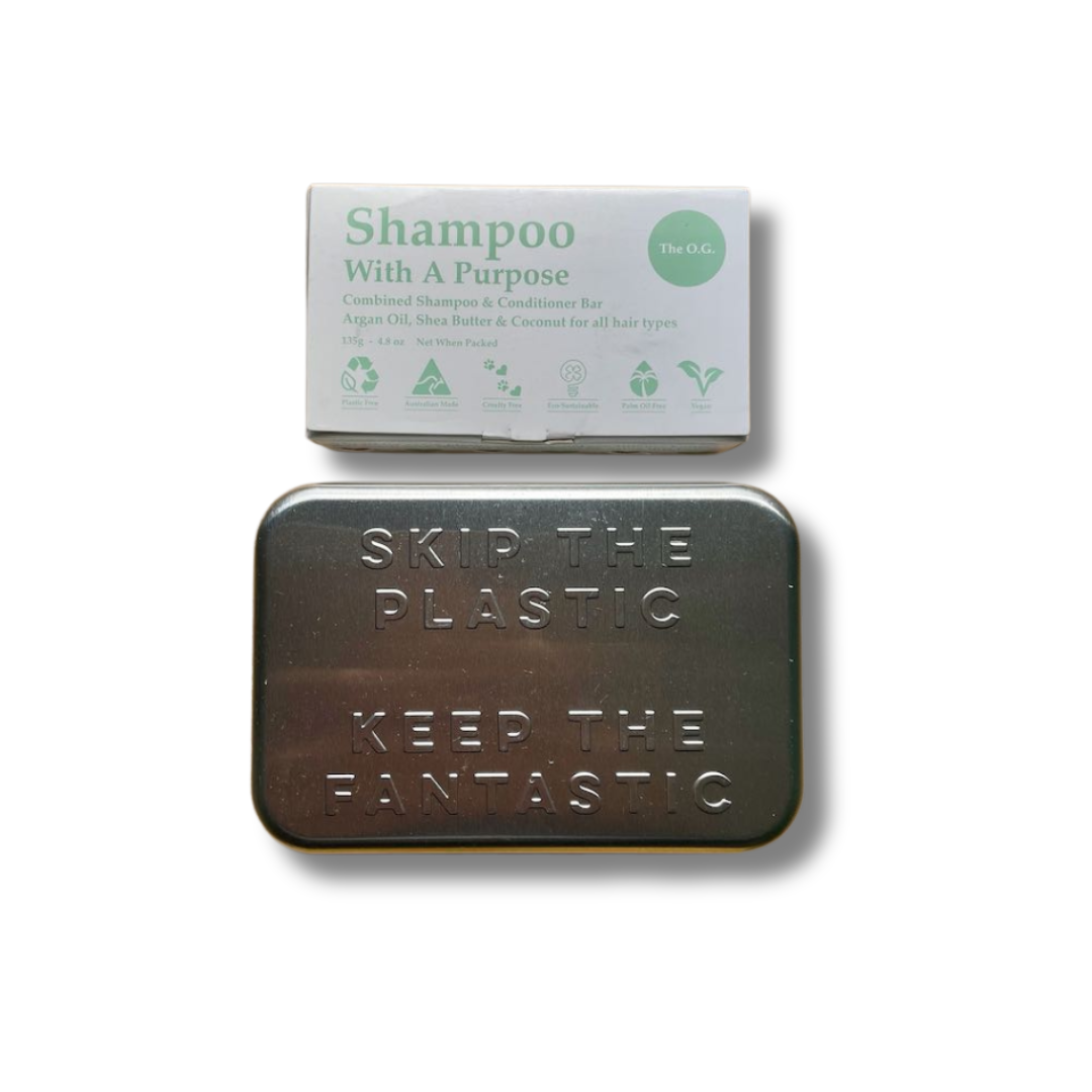 Shampoo With A Purpose - The OG Bar & Soap Travel Tin Bundle