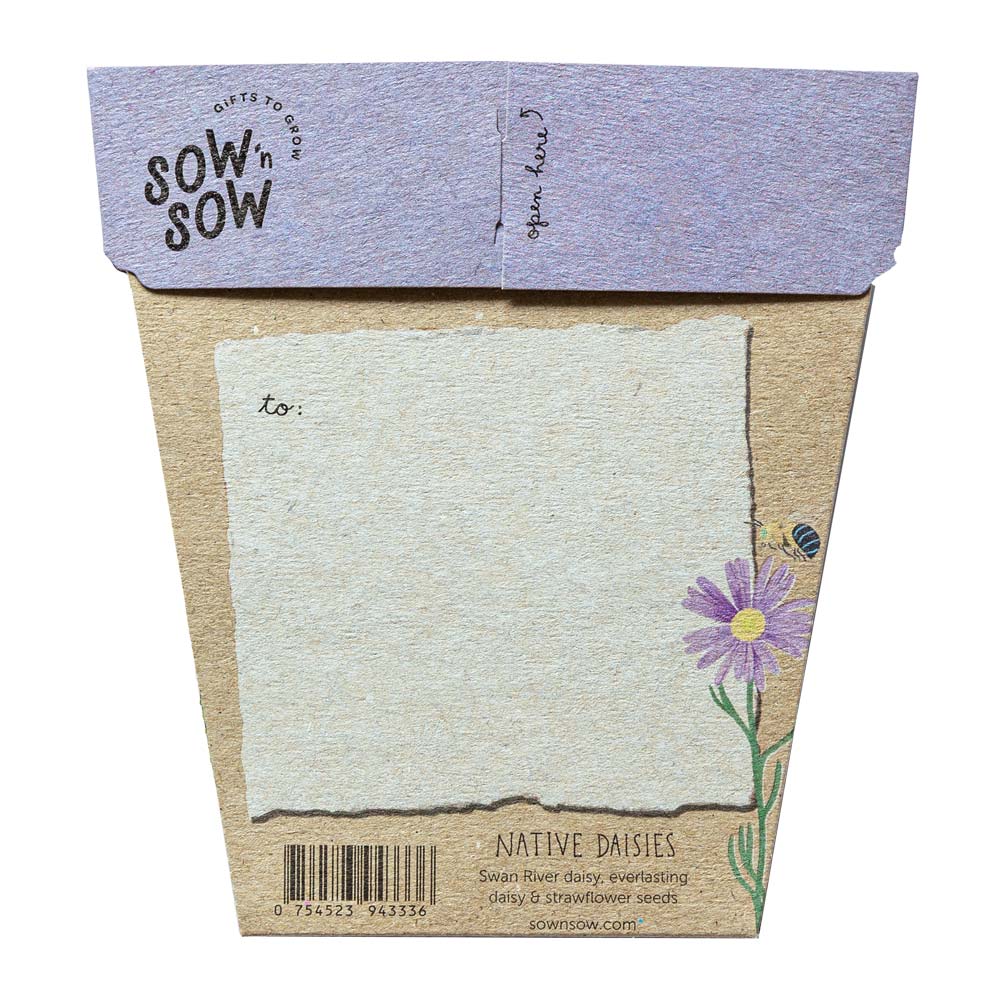 Sow 'n Sow - Gift of Seeds - Native Daisies