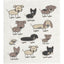 Retro Kitchen - Compostable Kitchen Sponge Cloth - Dogs